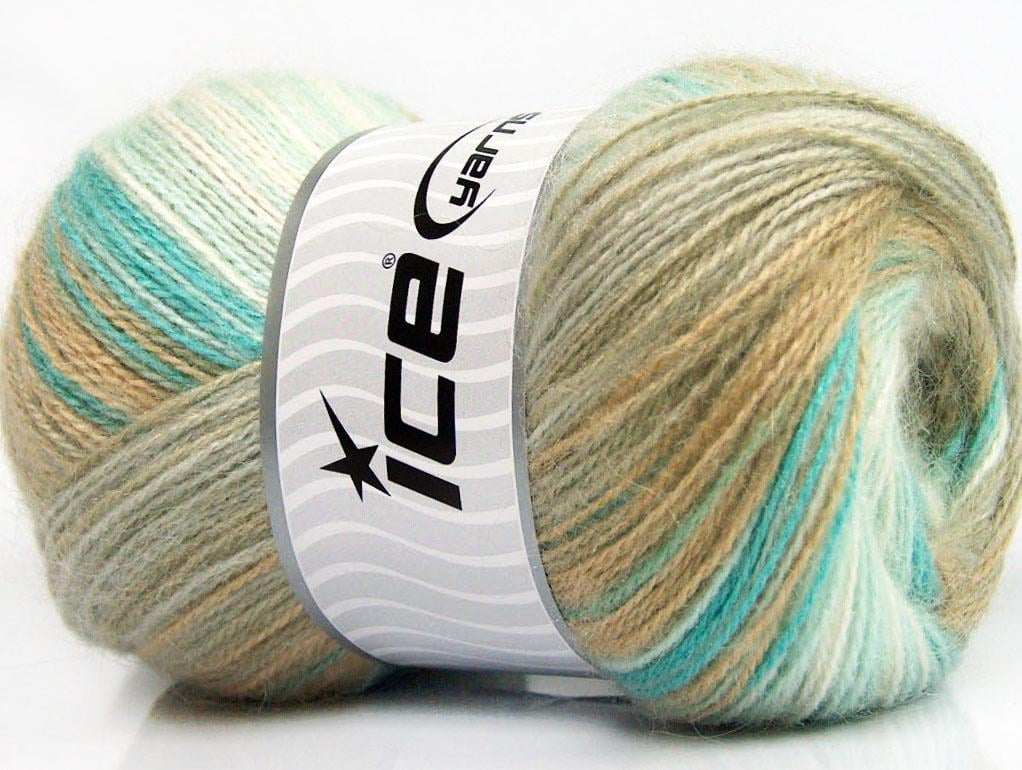 Angora Active White, Turquoise, Camel, Beige