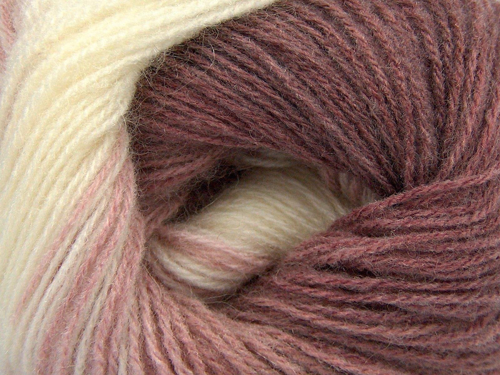 Angora Batik Ecru, Orchid Shades