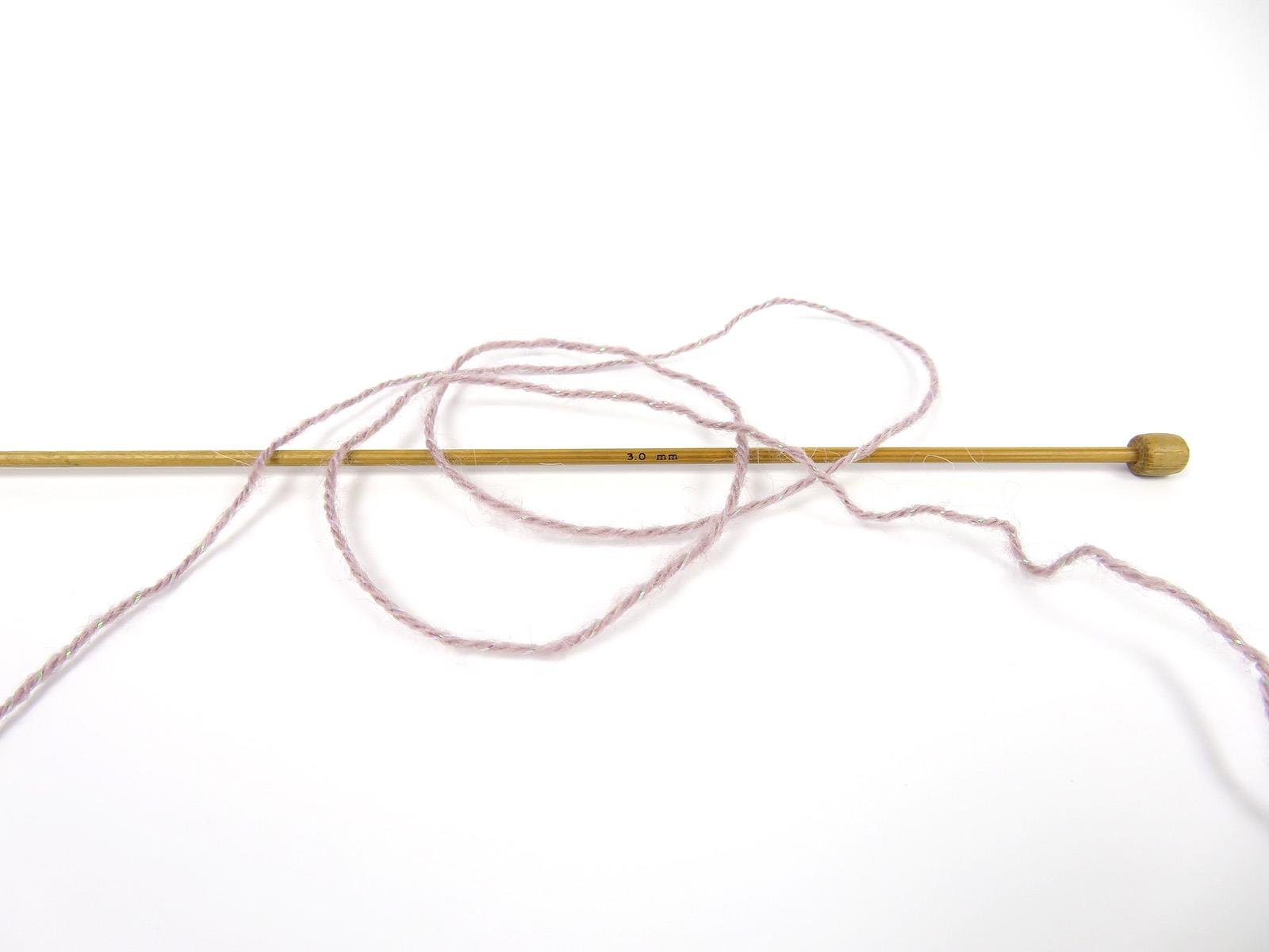 Angora Glitz Light Maroon