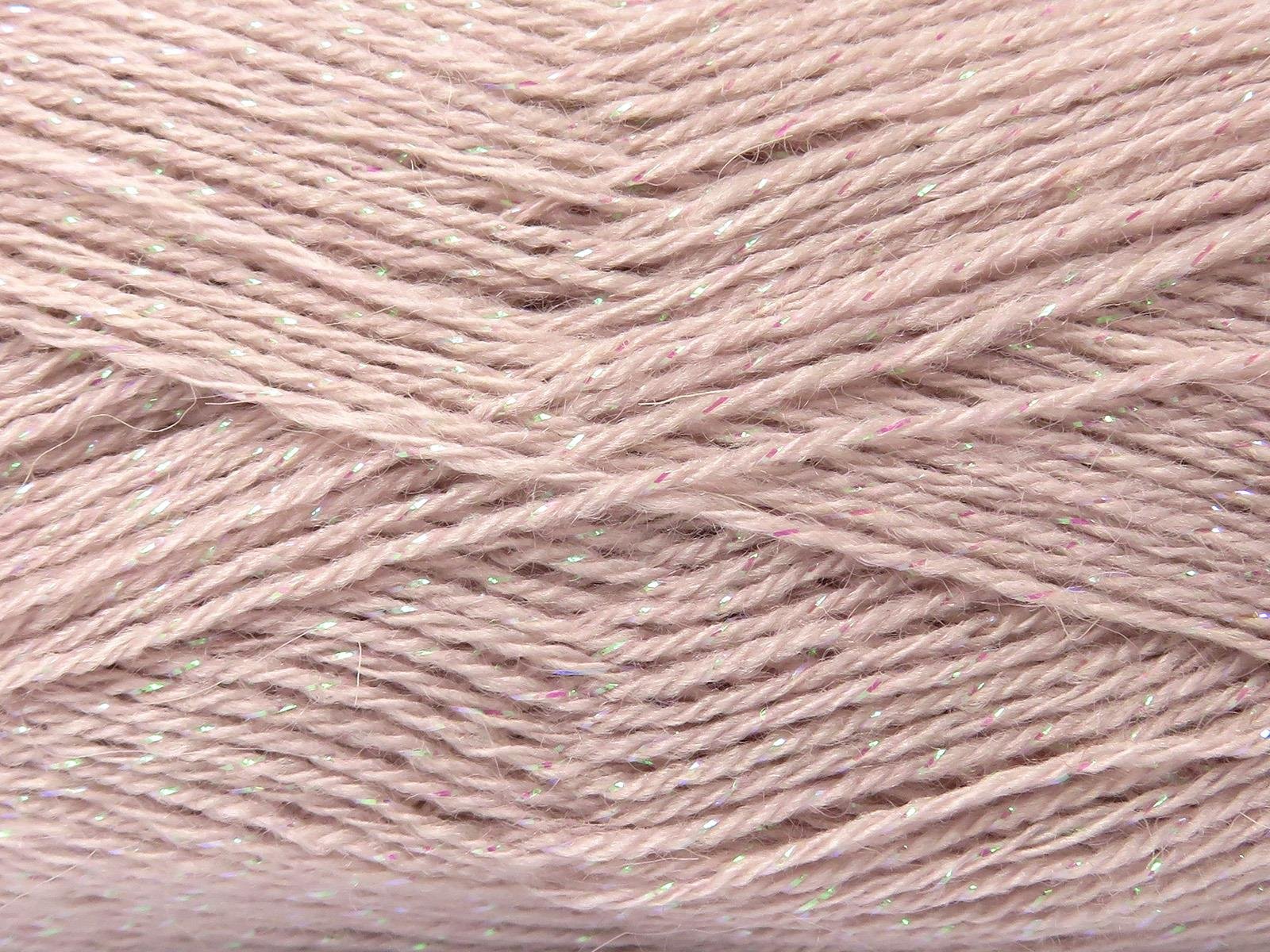Angora Glitz Powder Pink