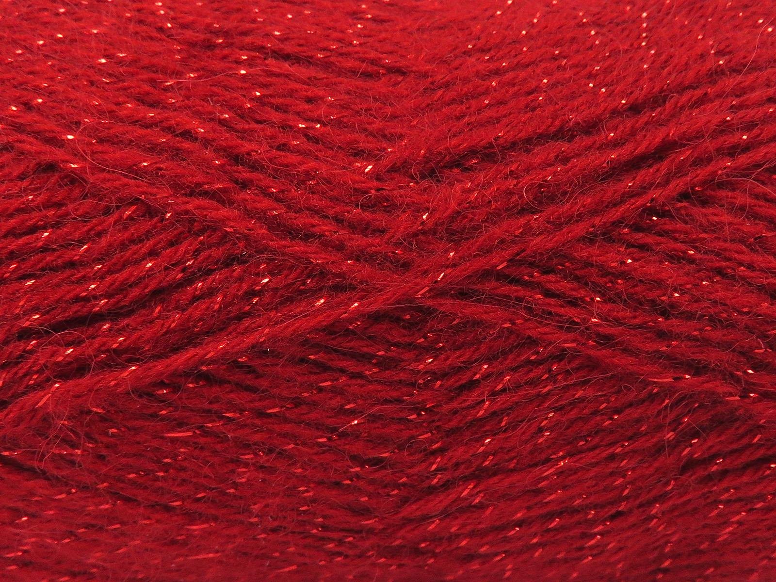 Angora Glitz Red