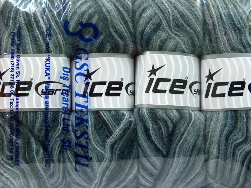 Angora Supreme Color Black, White, Grey