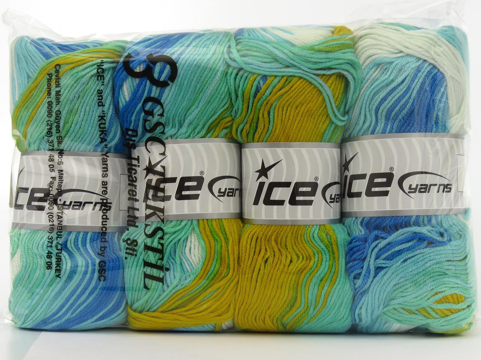 AntiPilling Magic Blue, White, Gold, Green Shades