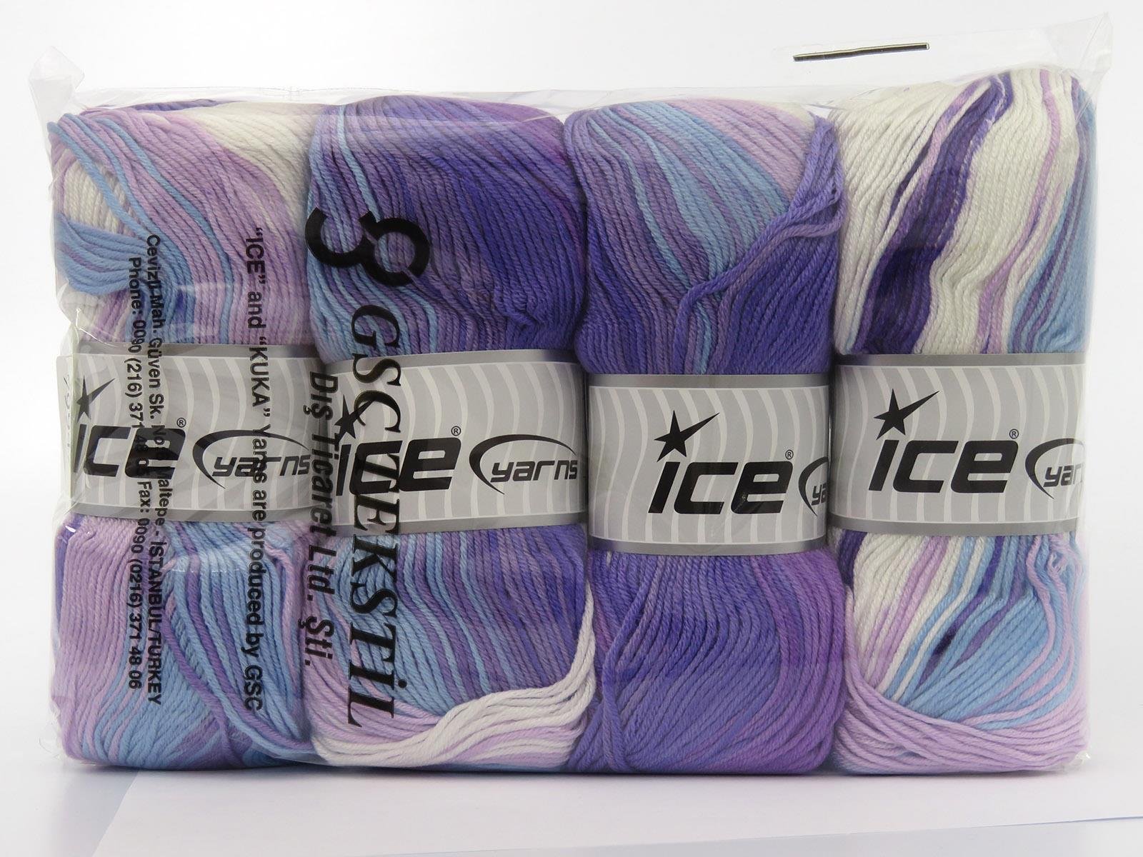 AntiPilling Magic Blue, White, Purple Shades