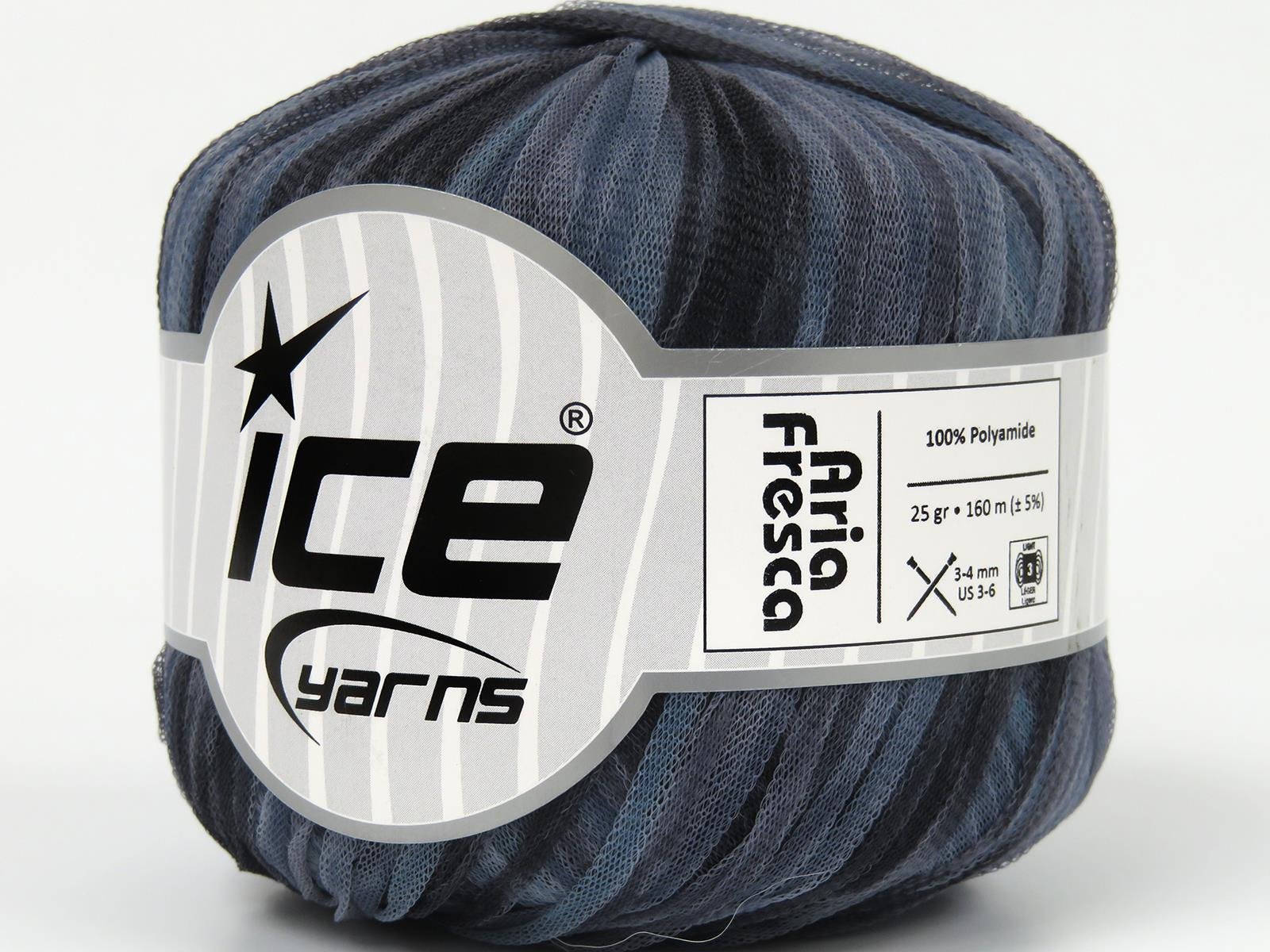 Aria Fresca Black, Grey, Light Turquoise