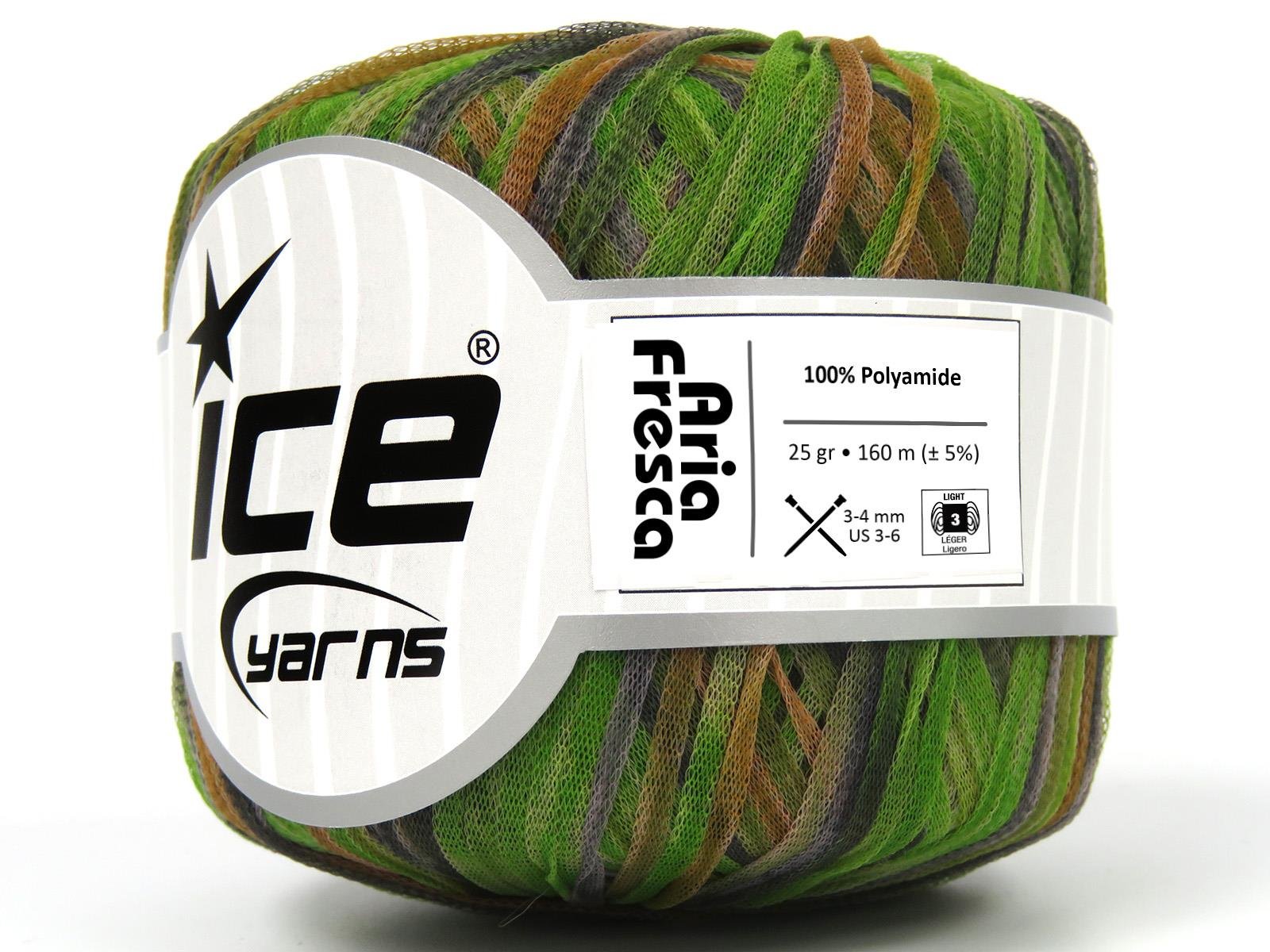 Aria Fresca Gold, Light Grey, Green Shades