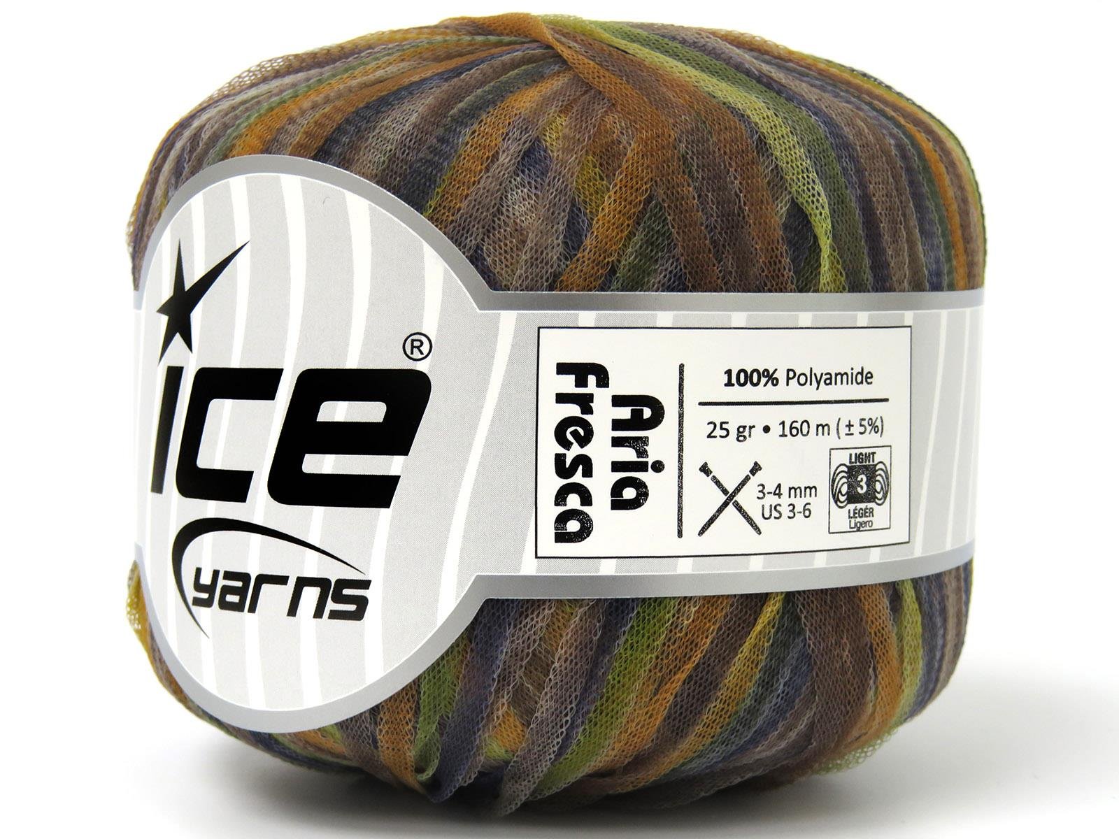 Aria Fresca Green, Orange, Gold, Brown Shades