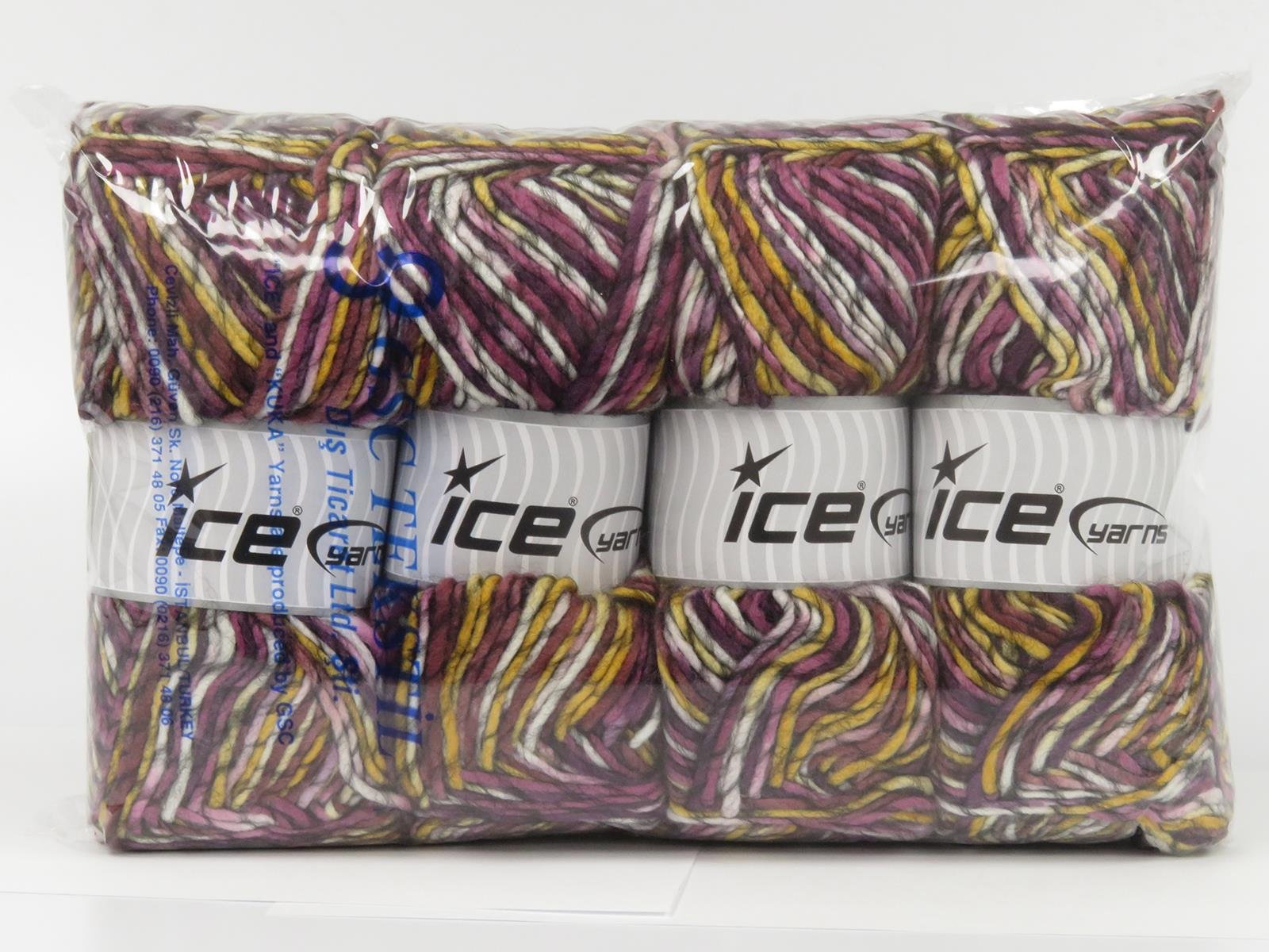 Armonia Lana Black, White, Gold, Maroon Shades