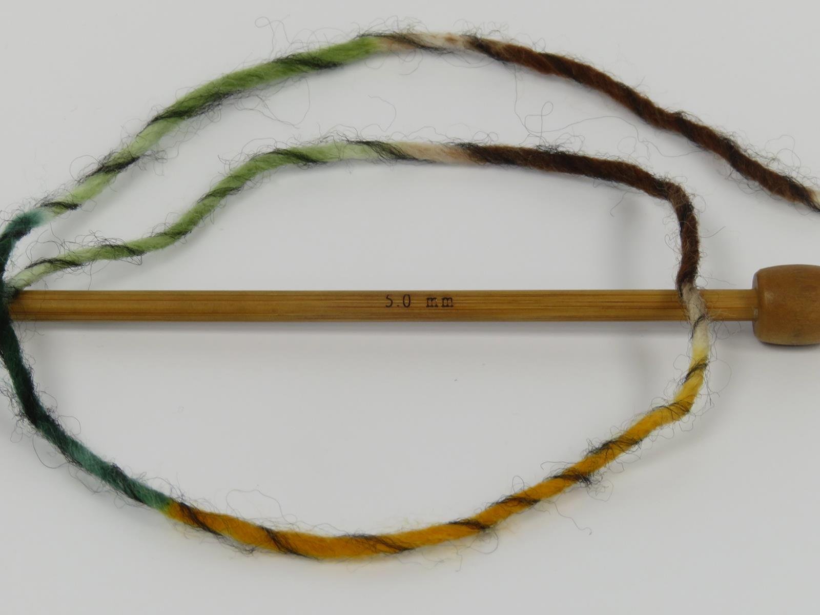 Armonia Lana Brown, White, Gold, Green Shades