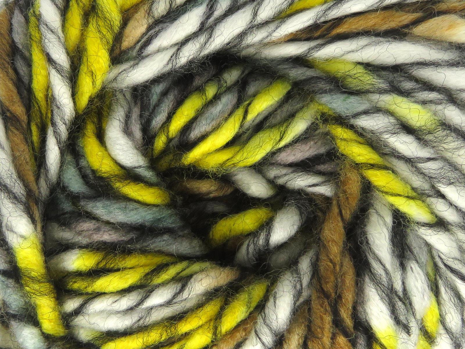 Armonia Lana Bulky Black, White, Yellow, Grey, Green Shades