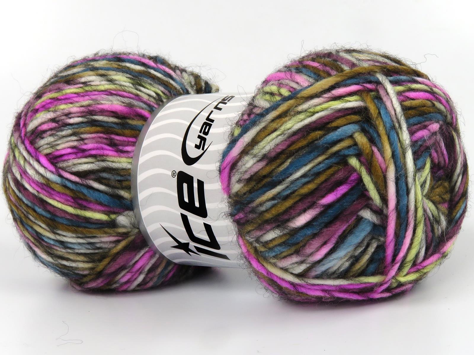 Armonia Lana Pink, Black, White, Camel, Light Green