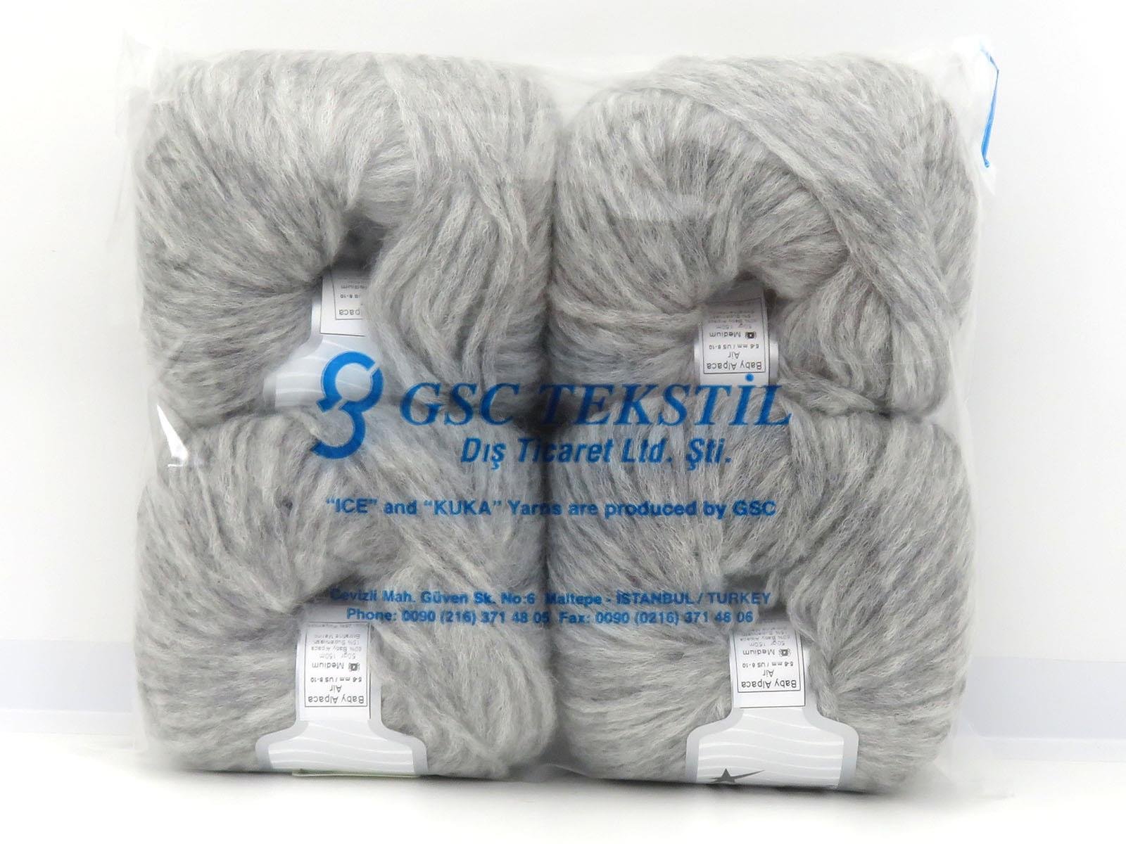 Baby Alpaca Air Grey