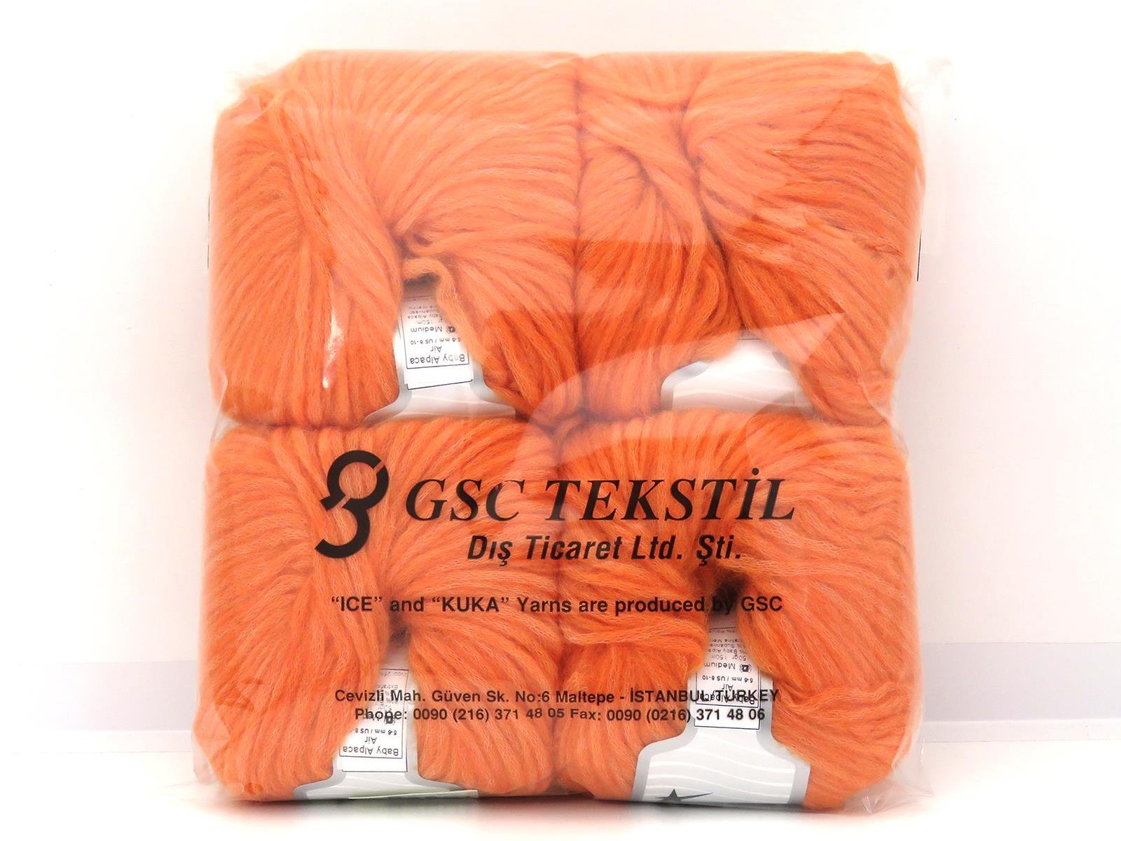 Baby Alpaca Air Orange