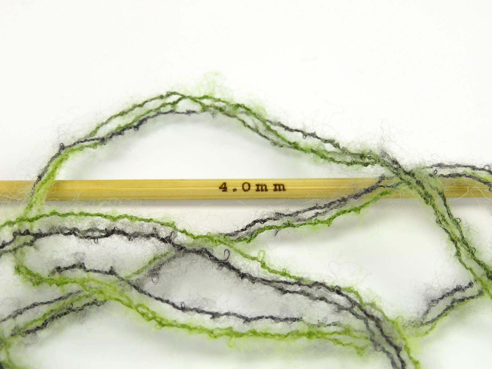 Baby Alpaca Color Ply Green, Grey