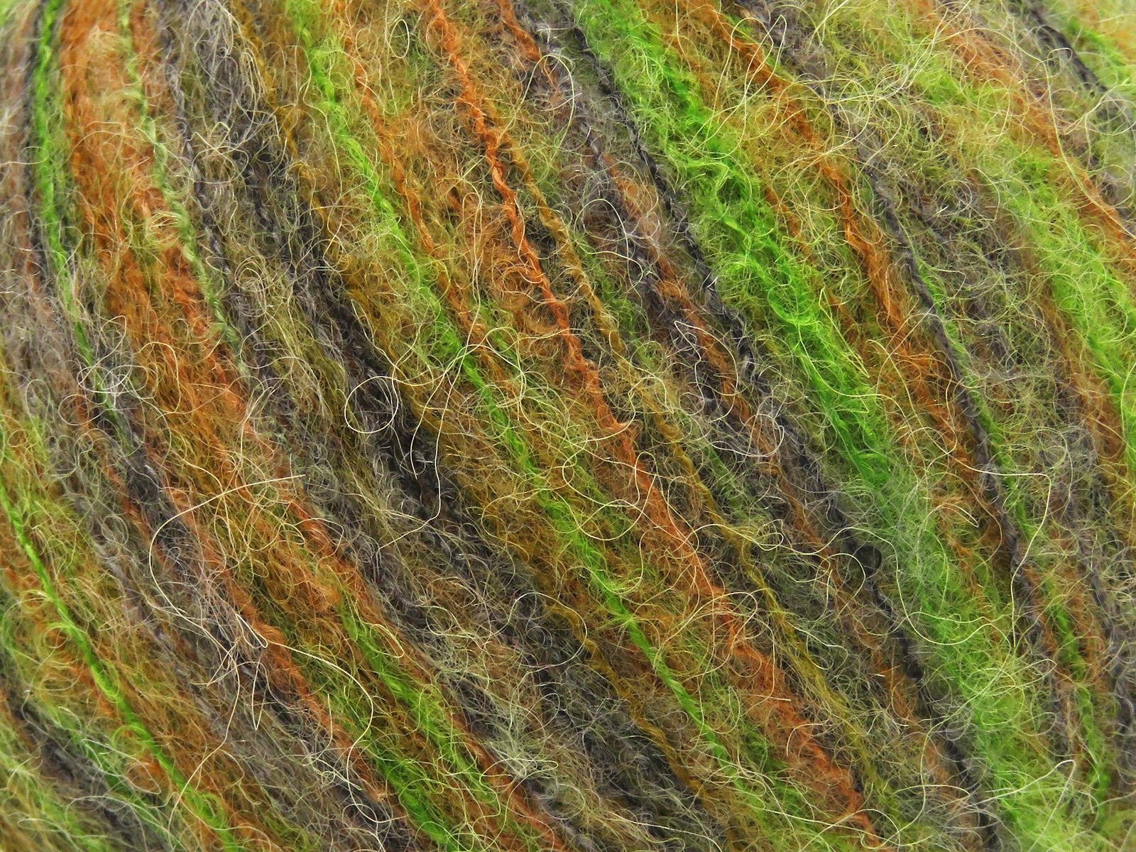 Baby Alpaca Color Ply Orange, Grey, Green Shades