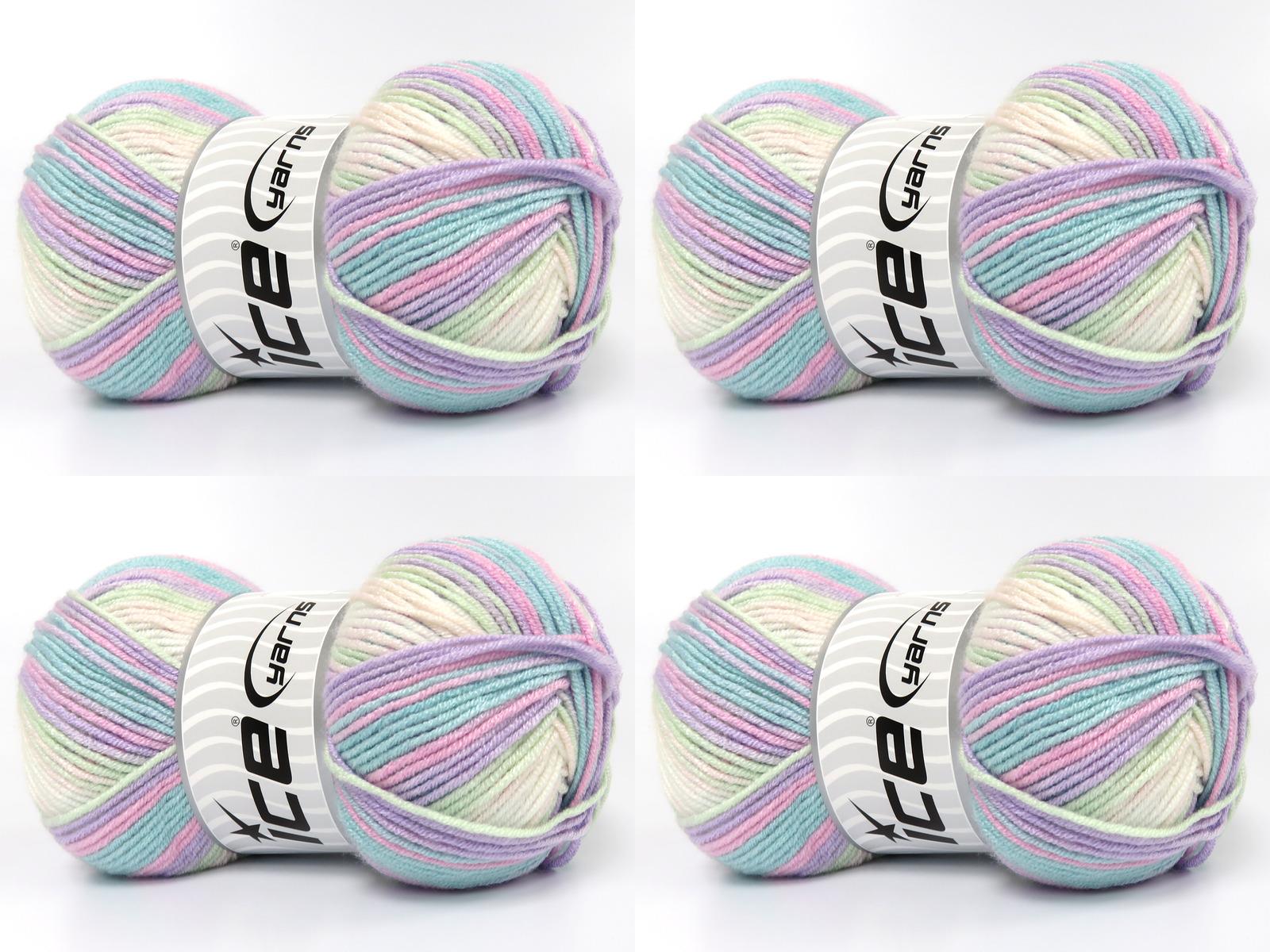 Baby Bamboo Magic Pembe, Beyaz, Yeşil Tonları, Açık Lila