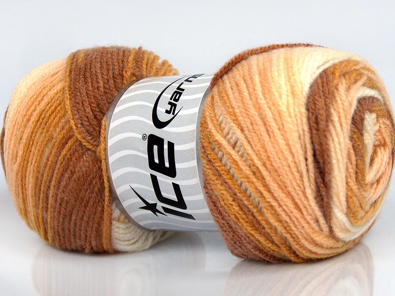 Baby Batik Cream, Brown Shades