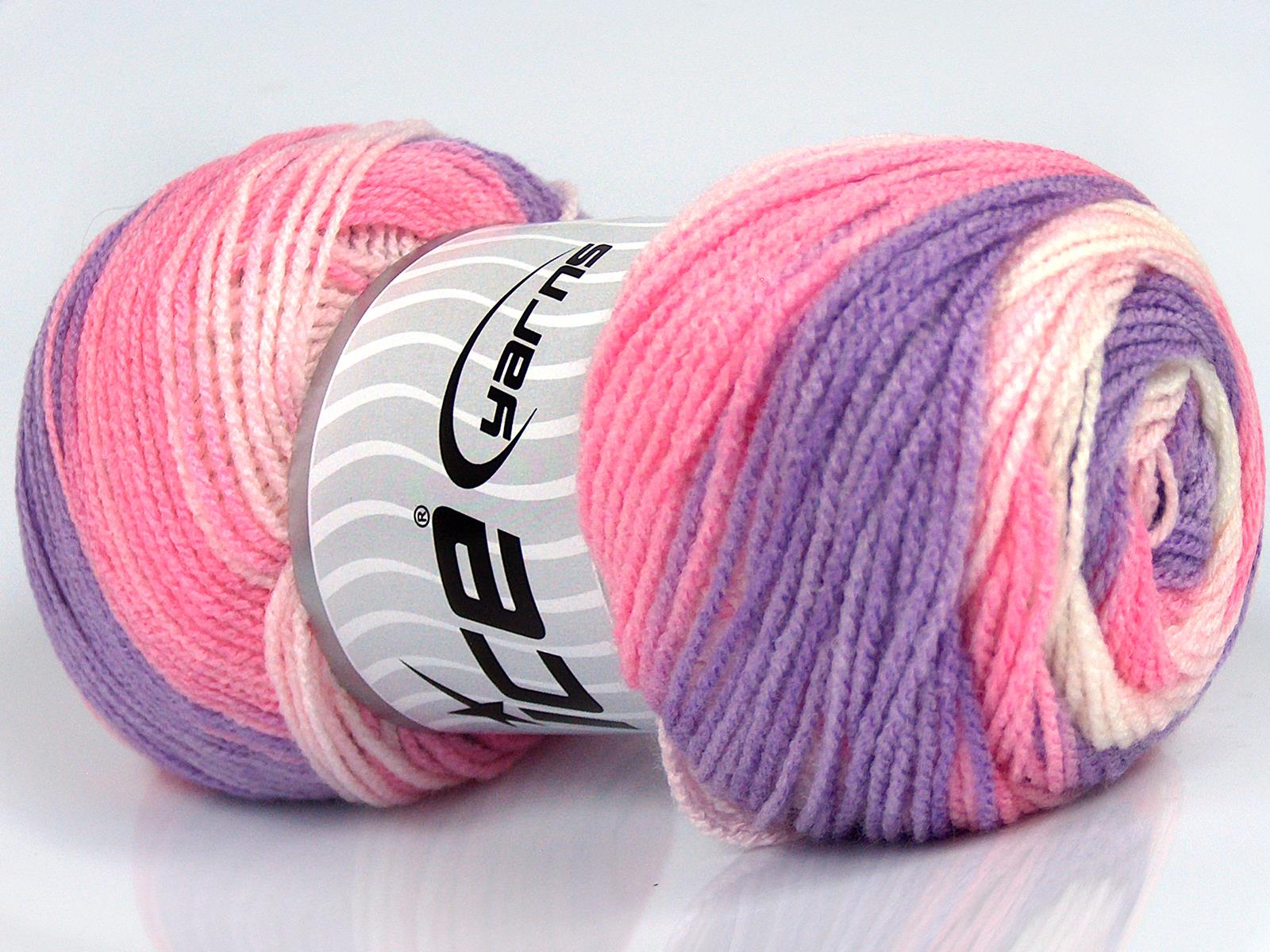 Baby Batik Pink, White, Lilac