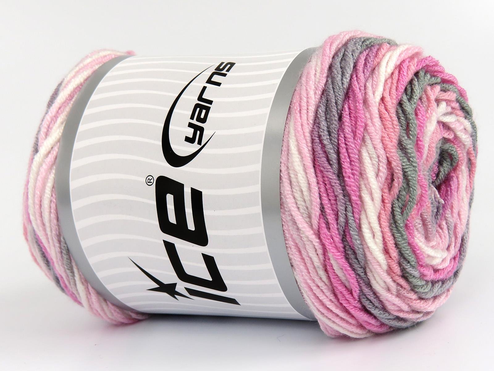 Baby Dream Batik White, Pink Shades, Grey Shades