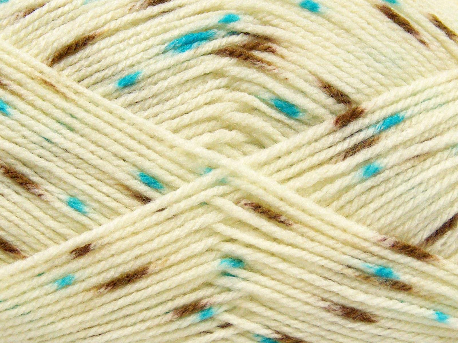 Baby Lollipop Brown, Cream, Turquoise
