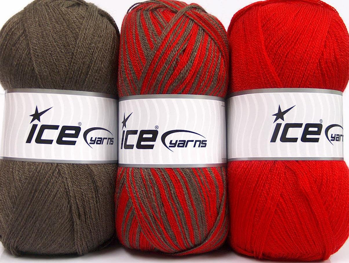 Baby Ombre Brown, Red