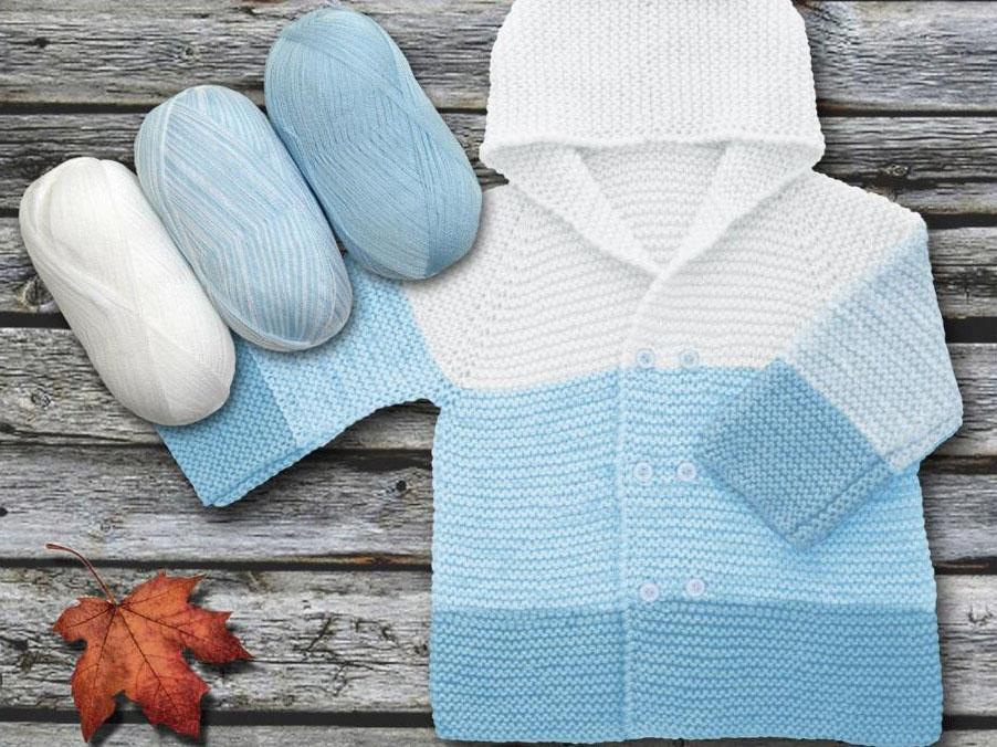 Baby Ombre White, Baby Blue