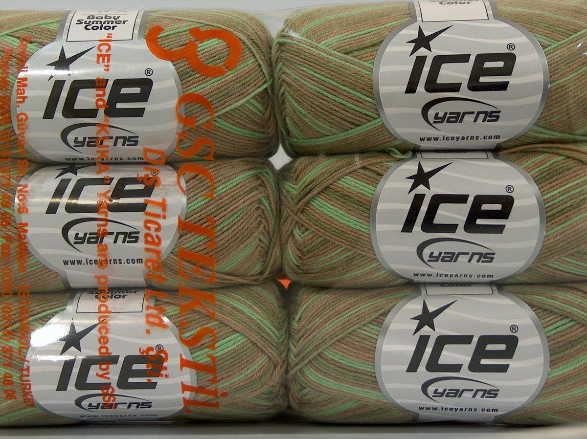 Baby Summer Color Light Brown, Green Shades