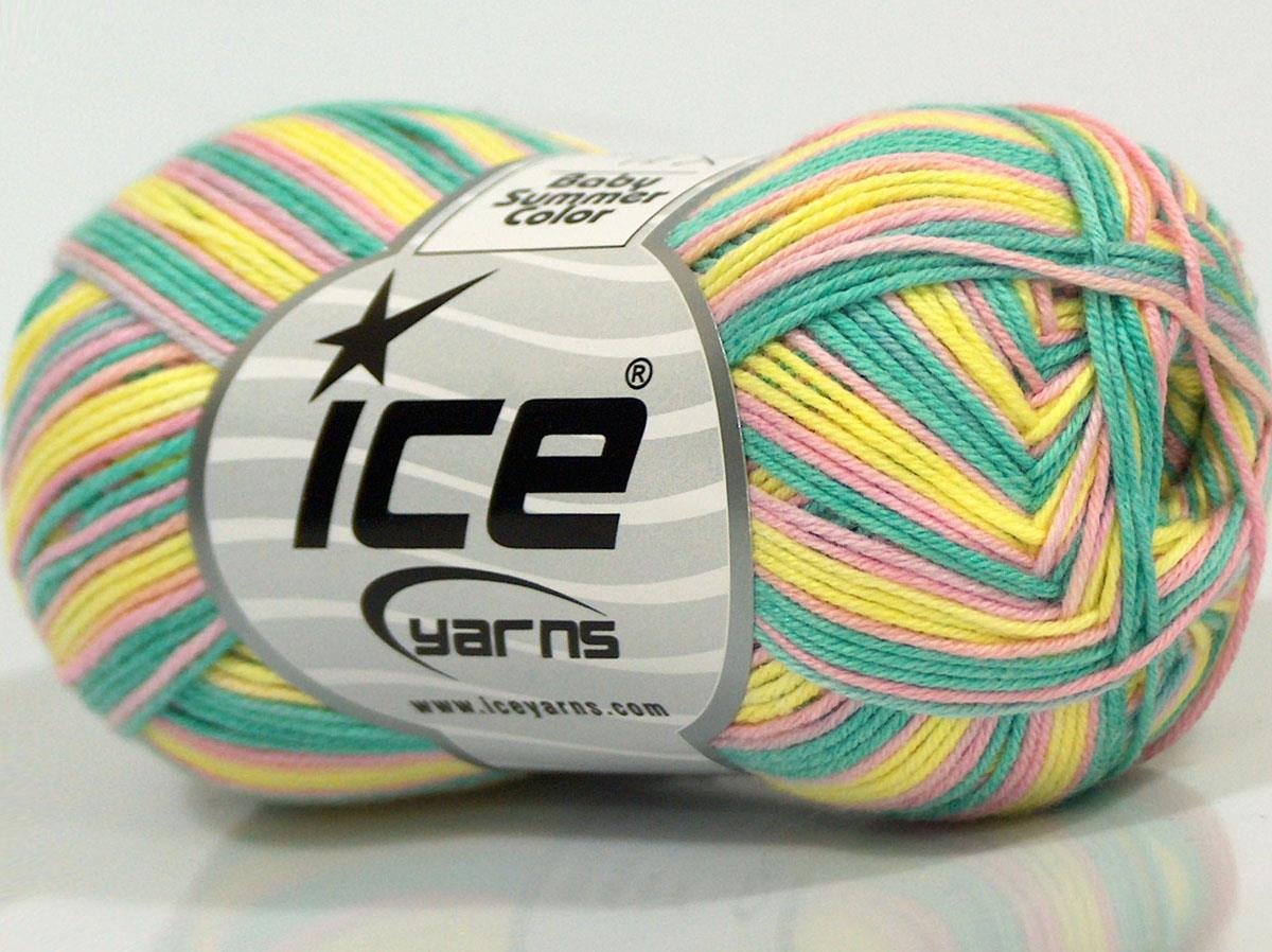 Baby Summer Color Pink, Turquoise, Yellow