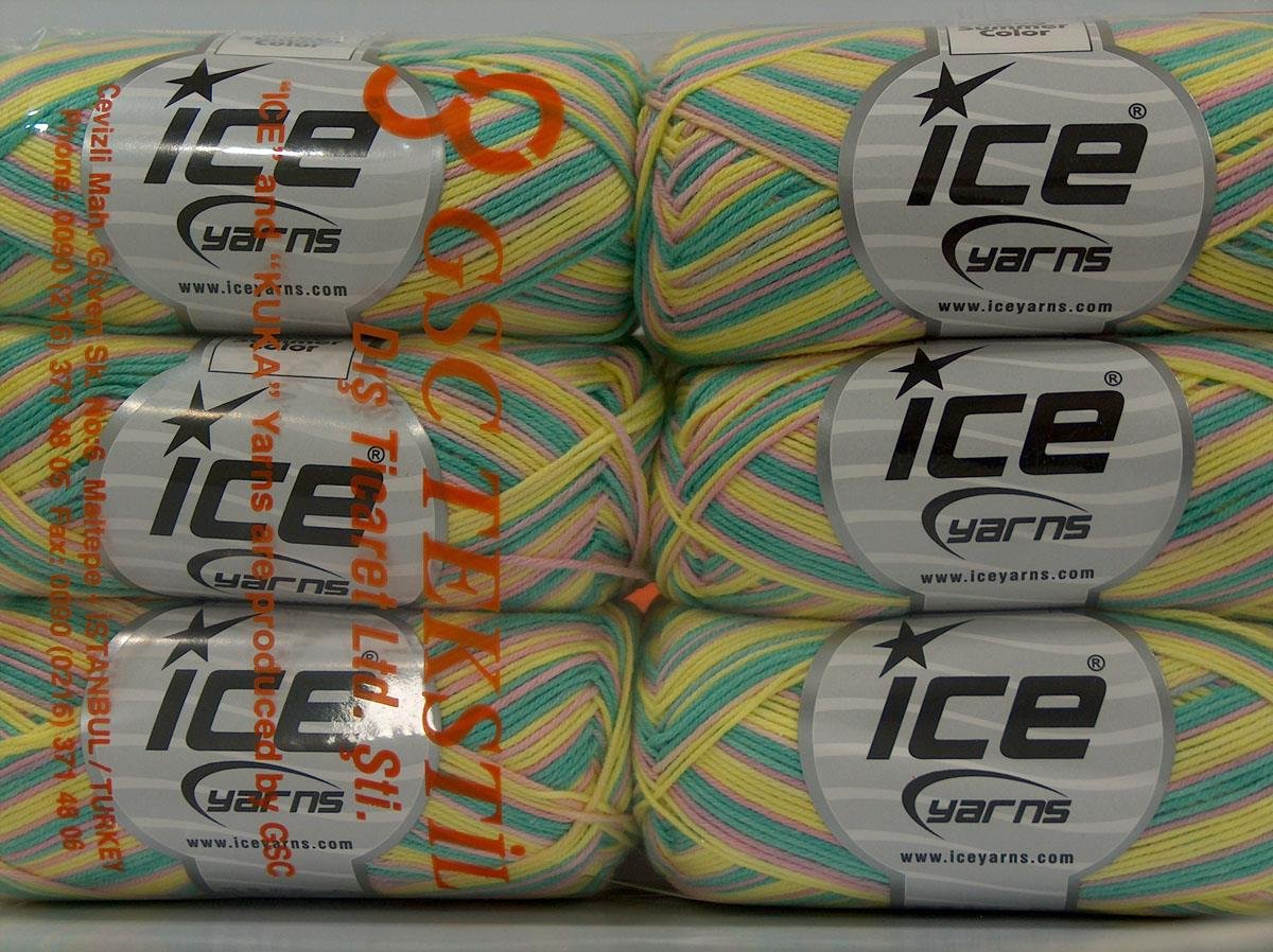 Baby Summer Color Pink, Turquoise, Yellow