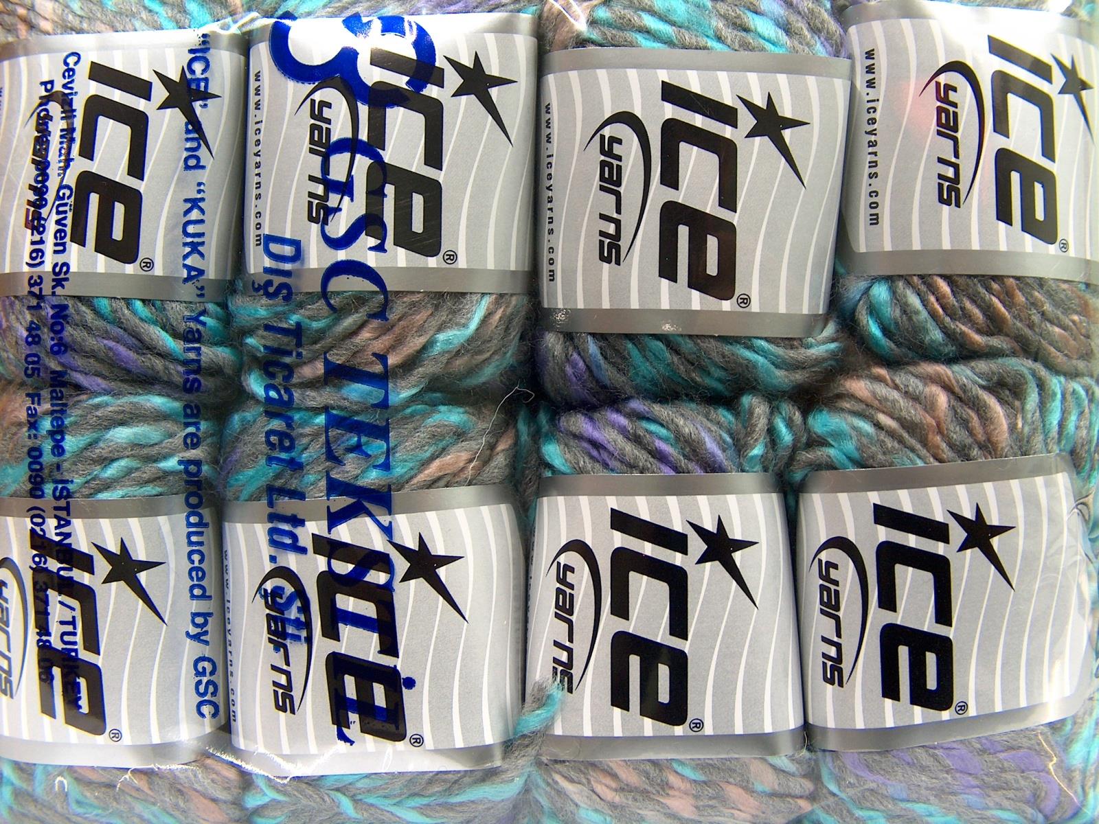 Baby Twist Lilac, Turquoise, Light Grey, Light Pink