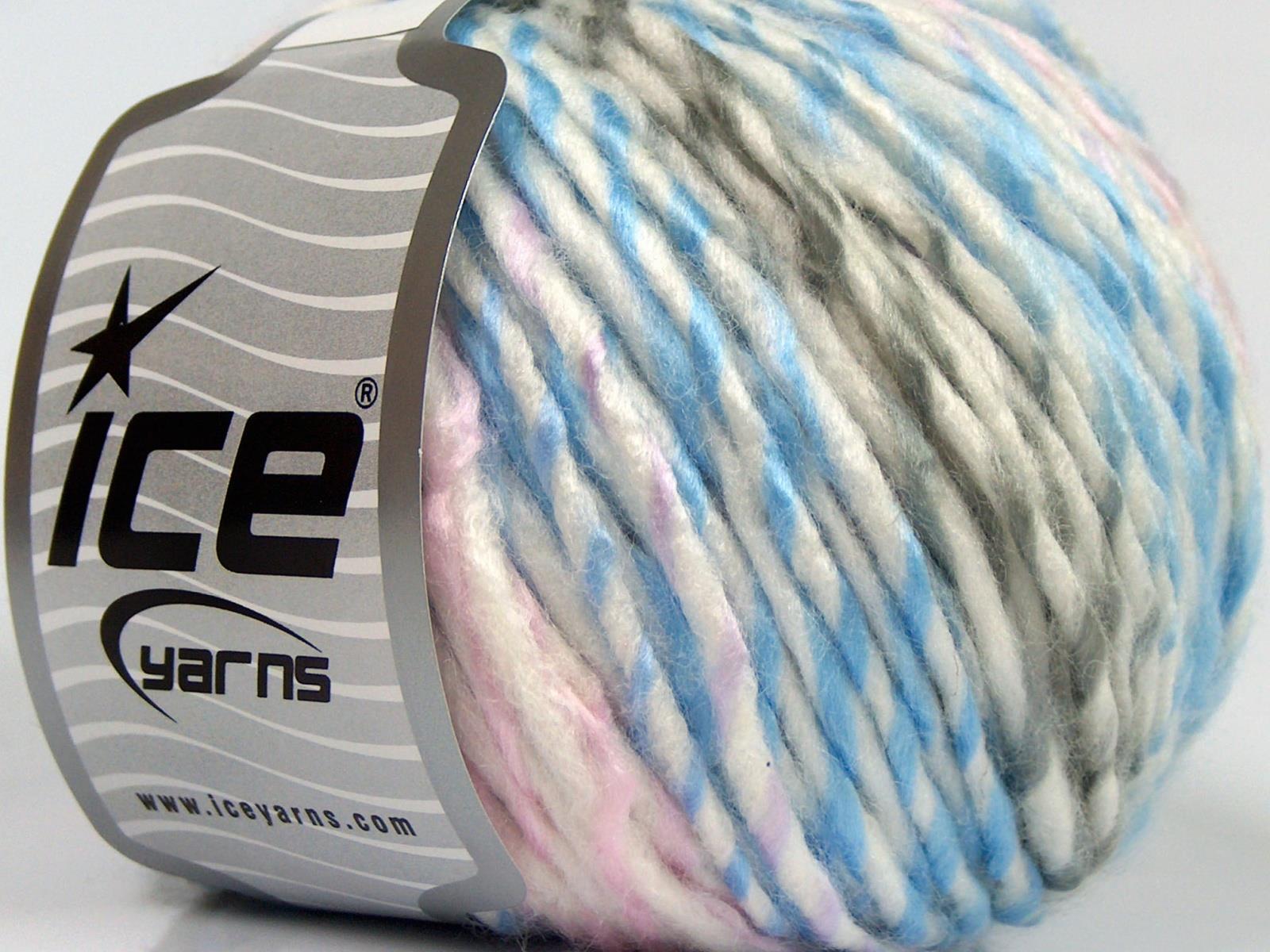 Baby Twist Pink, Blue, White, Light Grey