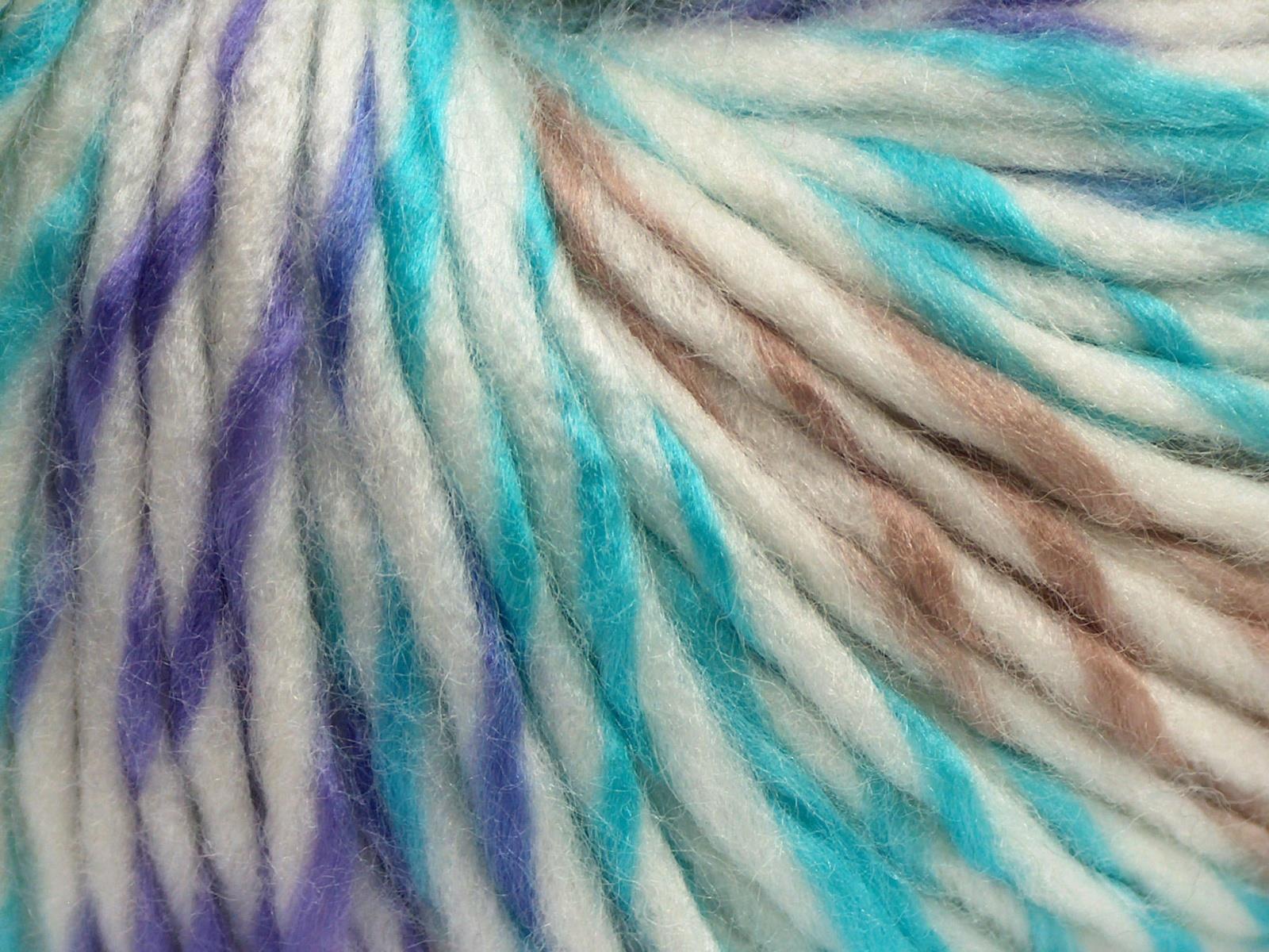 Baby Twist White, Lilac, Turquoise, Camel