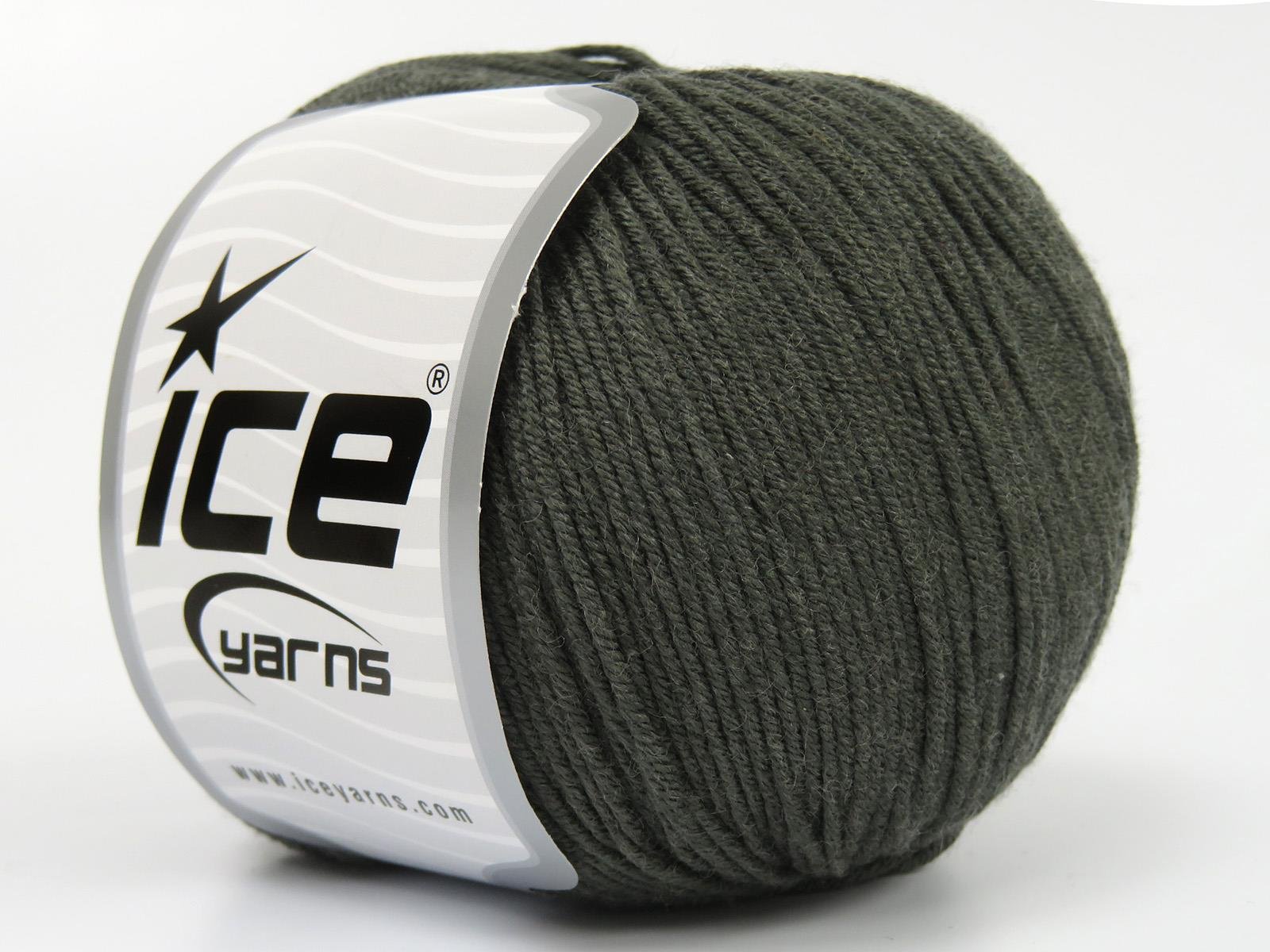 Bamboo Merino Dark Khaki