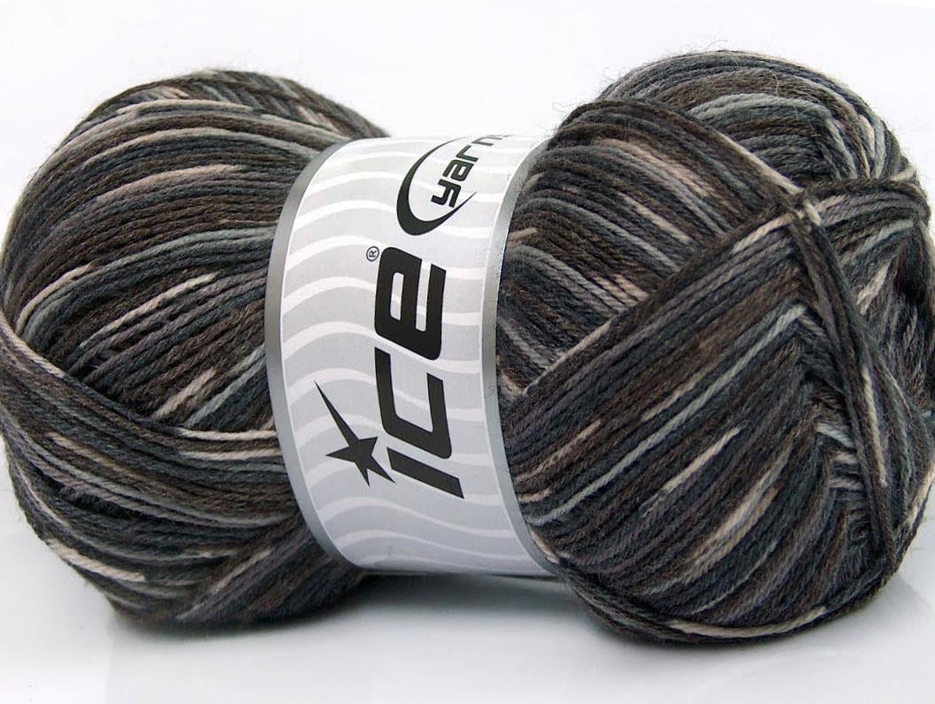 Bamboo Sock Brown Shades, Grey Shades