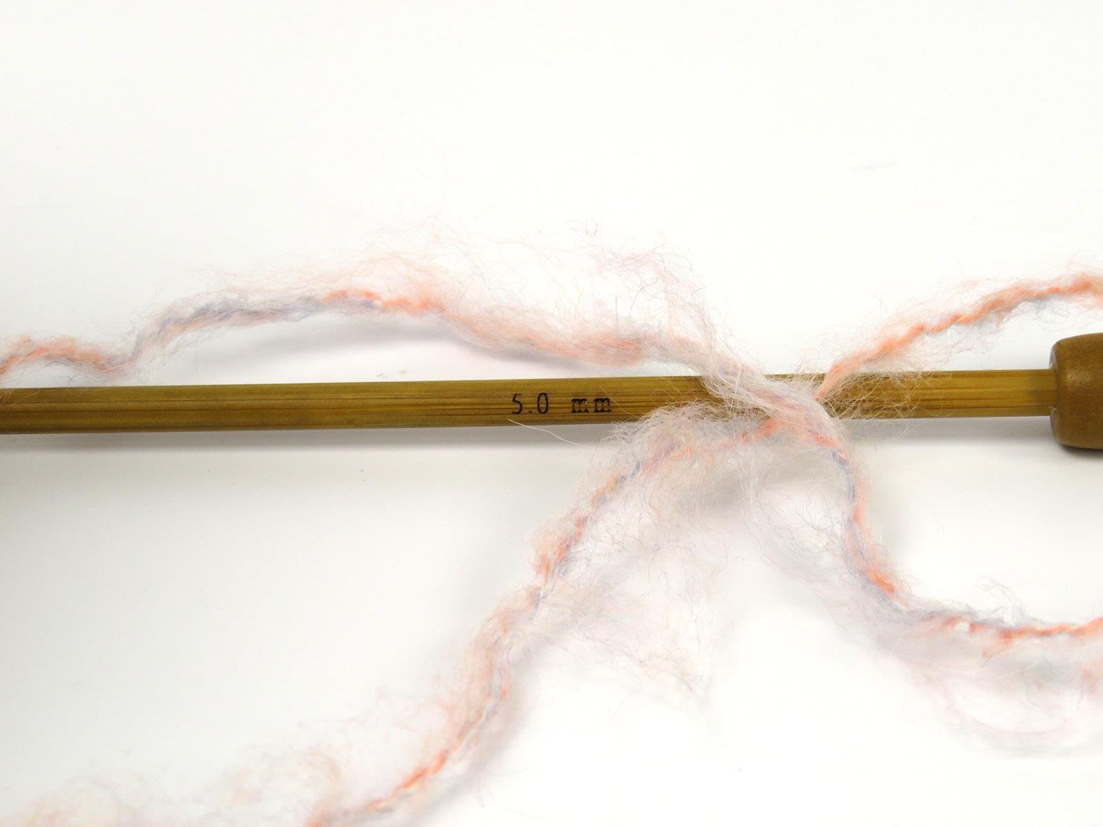 Bella Mohair Blue, Grey, Light Green, Salmon