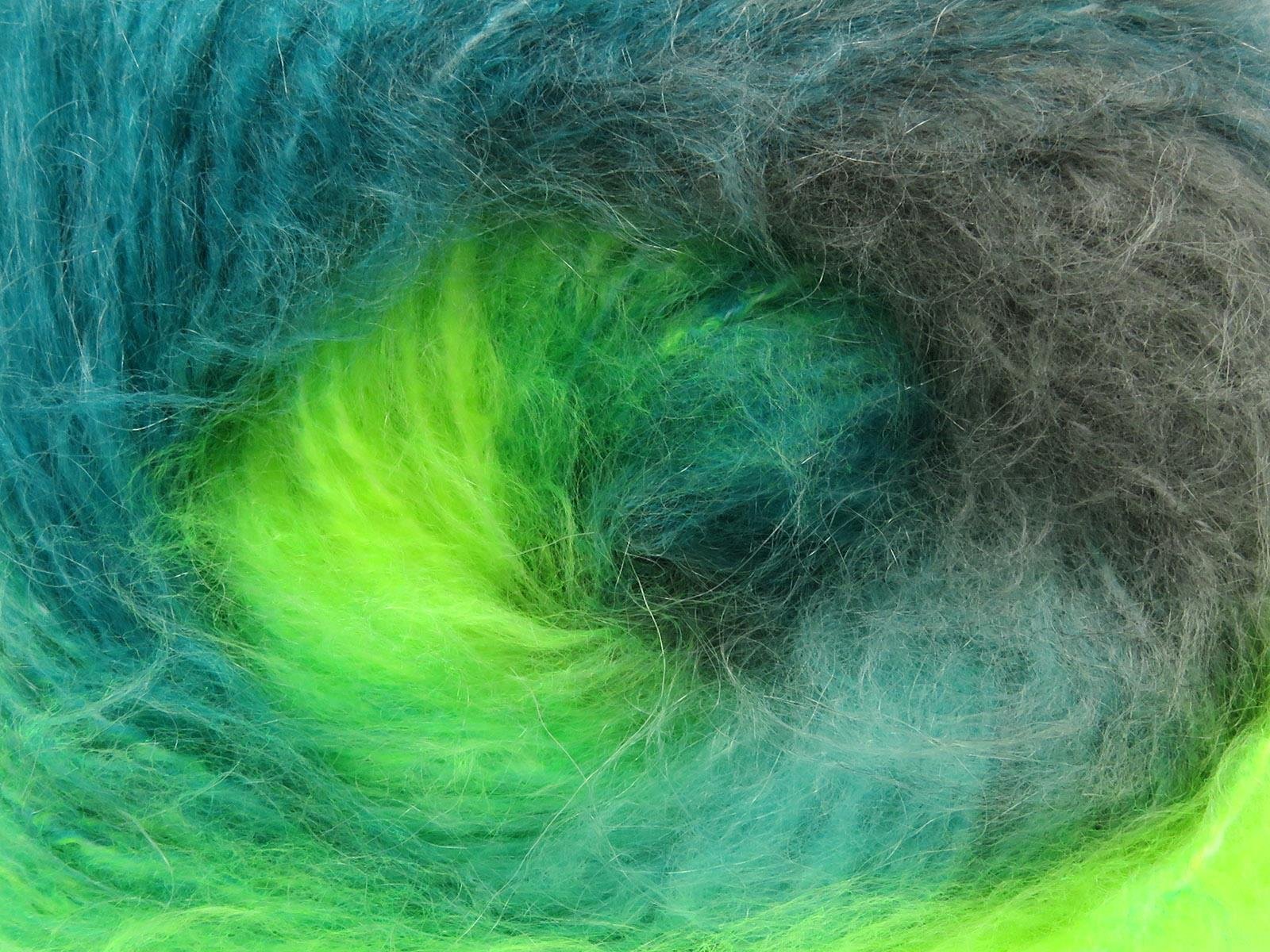 Bella Mohair Green Shades