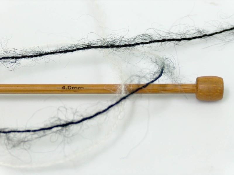 Bermuda Mohair Black, White