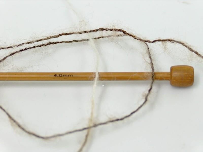 Bermuda Mohair Green, White, Camel