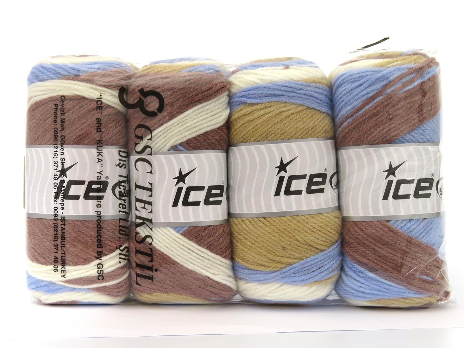 Big Bang Brown Shades, Light Cream, Bluish Lilac