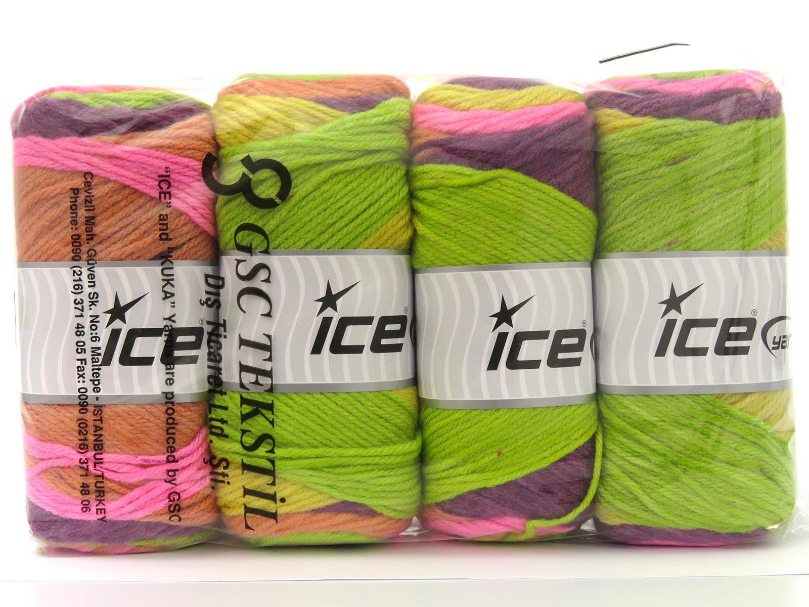 Big Bang Pink, Purple, Orange, Green Shades