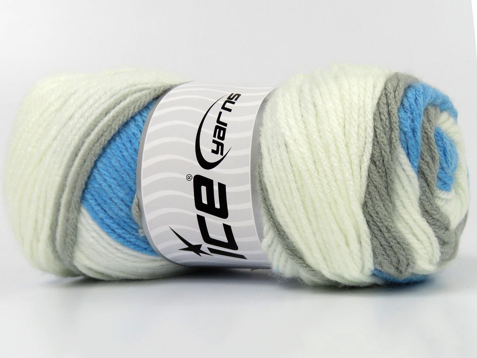 Big Bang White, Turquoise, Grey