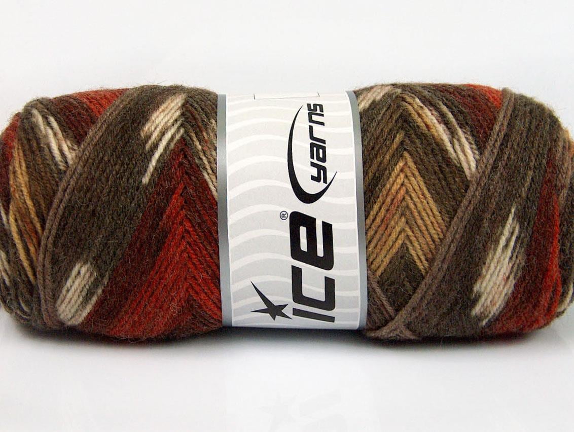 Bonito Ethnic Cream, Brown Shades, Copper