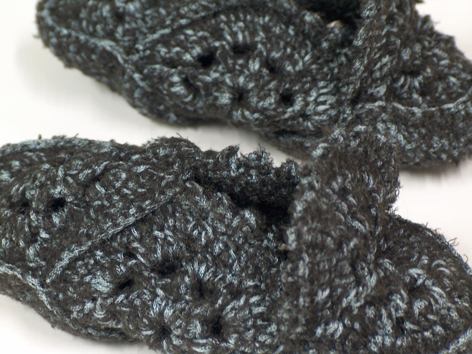 Bootees Black, Blue