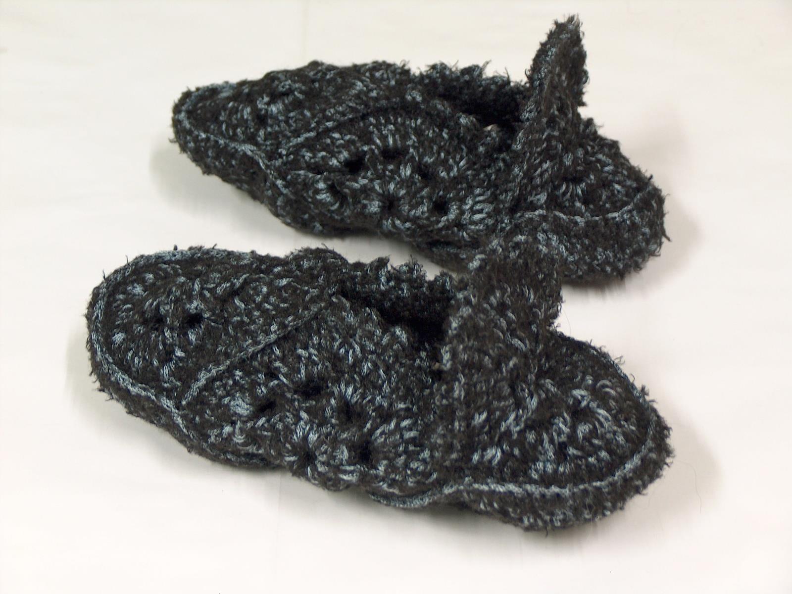 Bootees Black, Blue