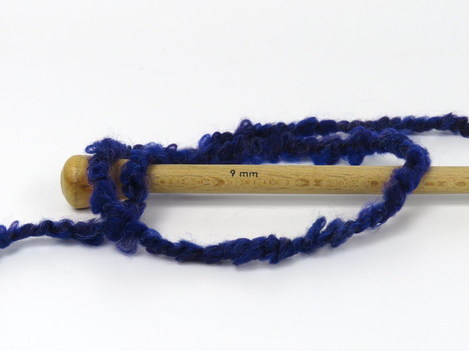 Boucle Wool Magic Green, Blue, Purple, Dark Grey