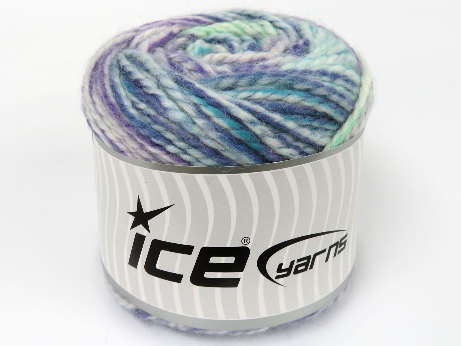 Cakes Alpine Angora Purple, Green Shades, Ecru