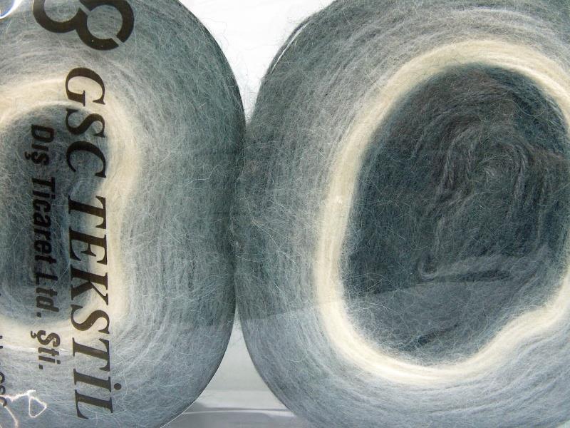 Cakes Angora White, Grey Shades
