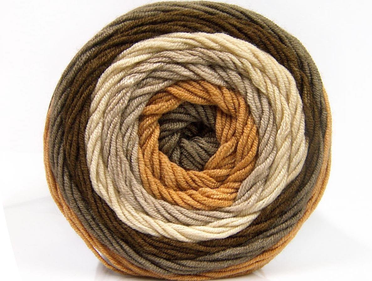 Cakes Aran Cream, Grey, Brown Shades
