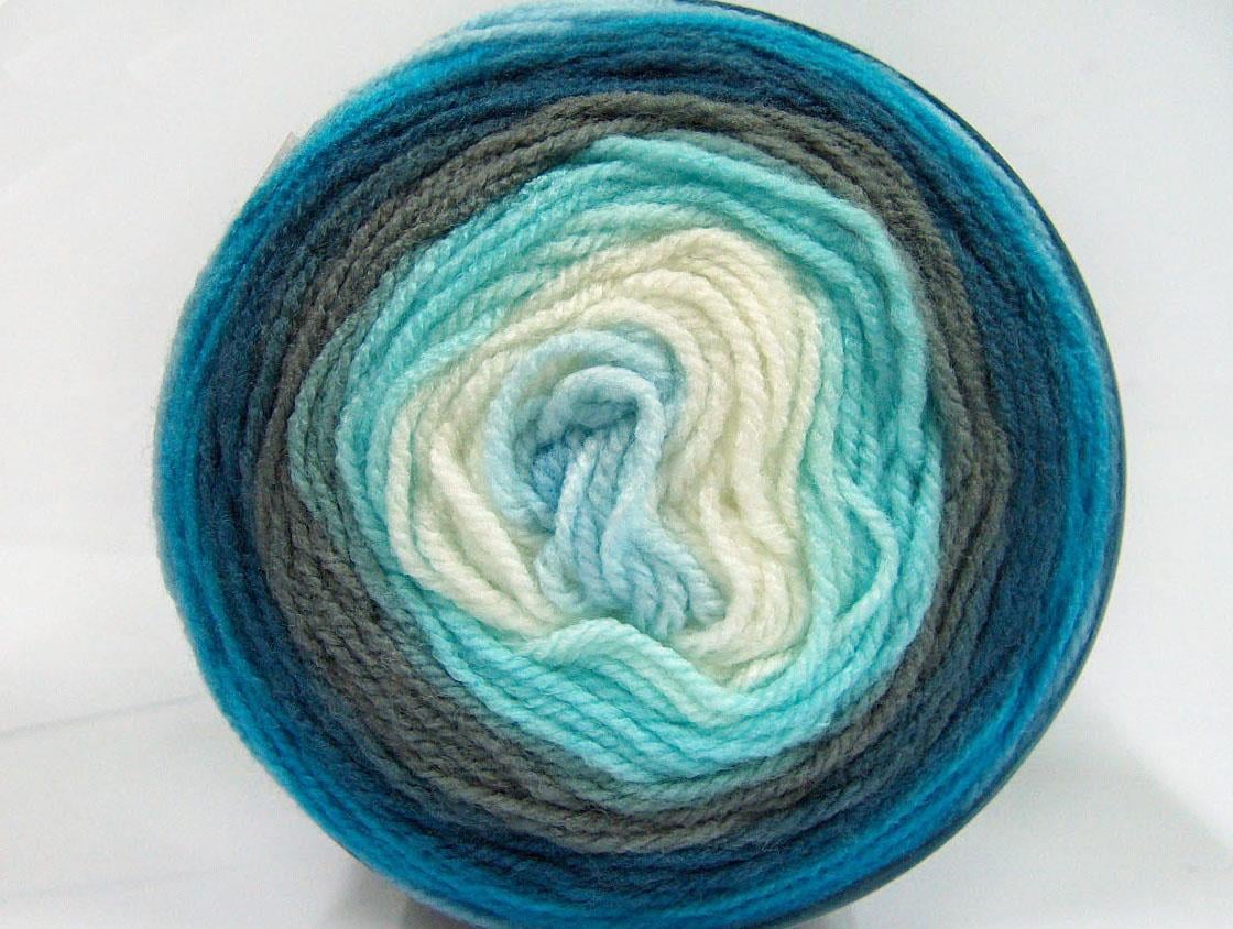 Cakes Baby Fine Blue, White, Grey, Turquoise Shades