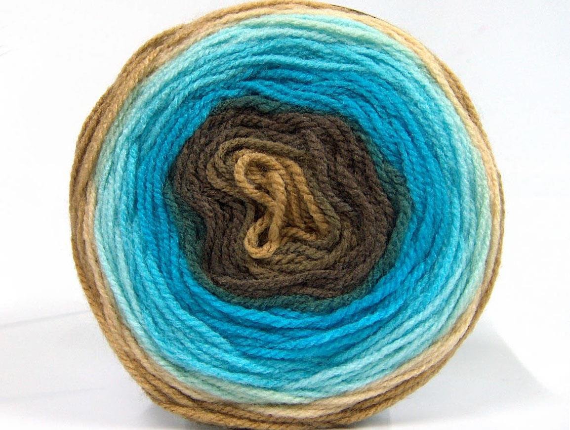 Cakes Baby Fine Brown Shades, Turquoise Shades